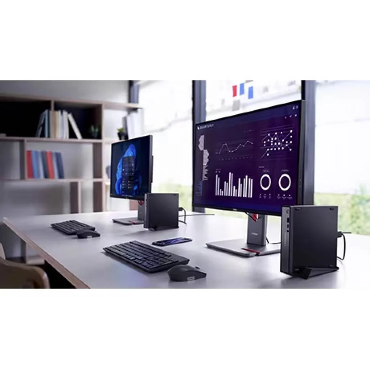 Lenovo ThinkCentre neo 50q Gen 5 Tiny Desktop PC, Core 5 210H, 8GB DDR5, 512GB PCIe 4.0 SSD - Thumbnail 7