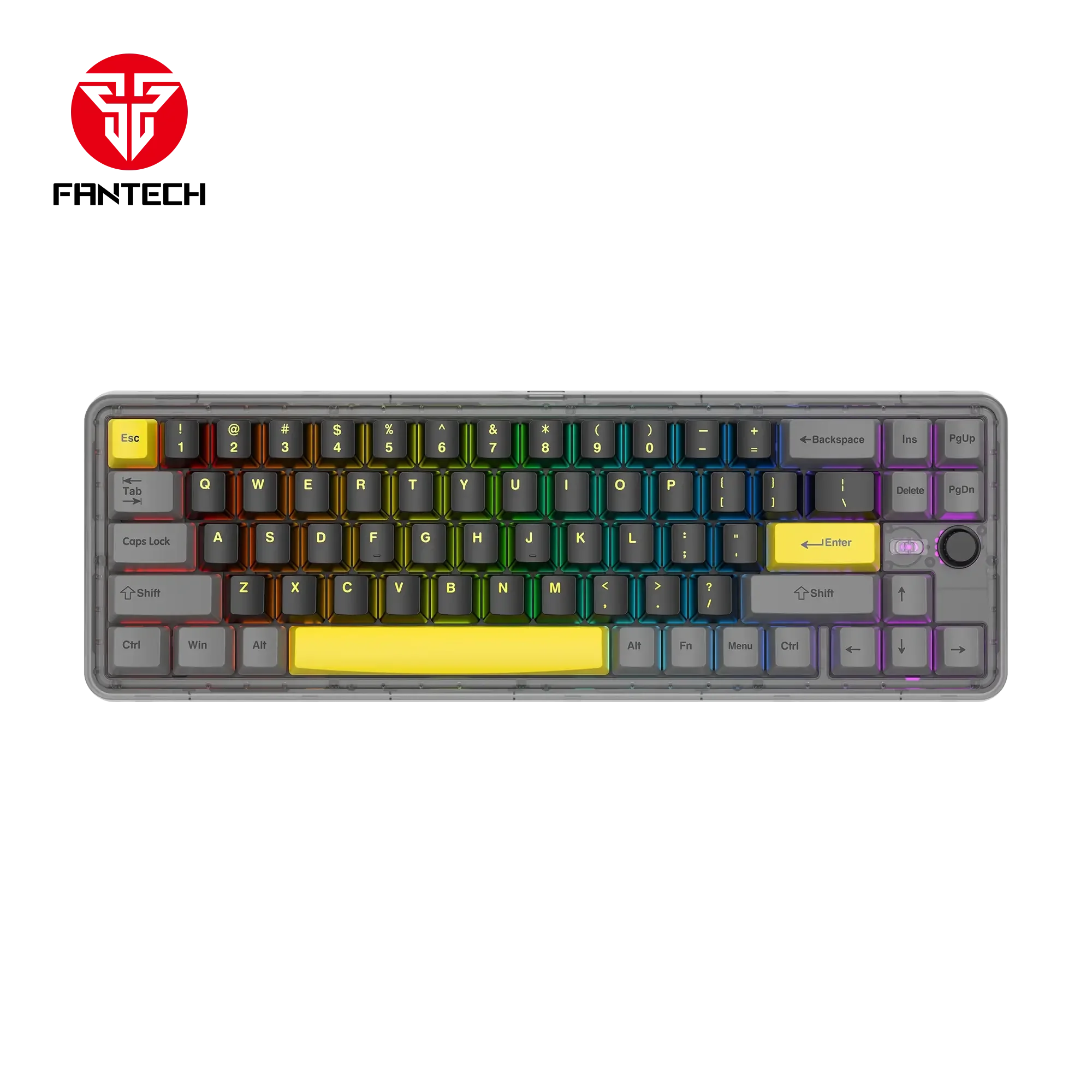Fantech MAXFIT70 MK911 Wireless 65% Mechanical Gaming Keyboard Tri-Mode - Vibrant Utility