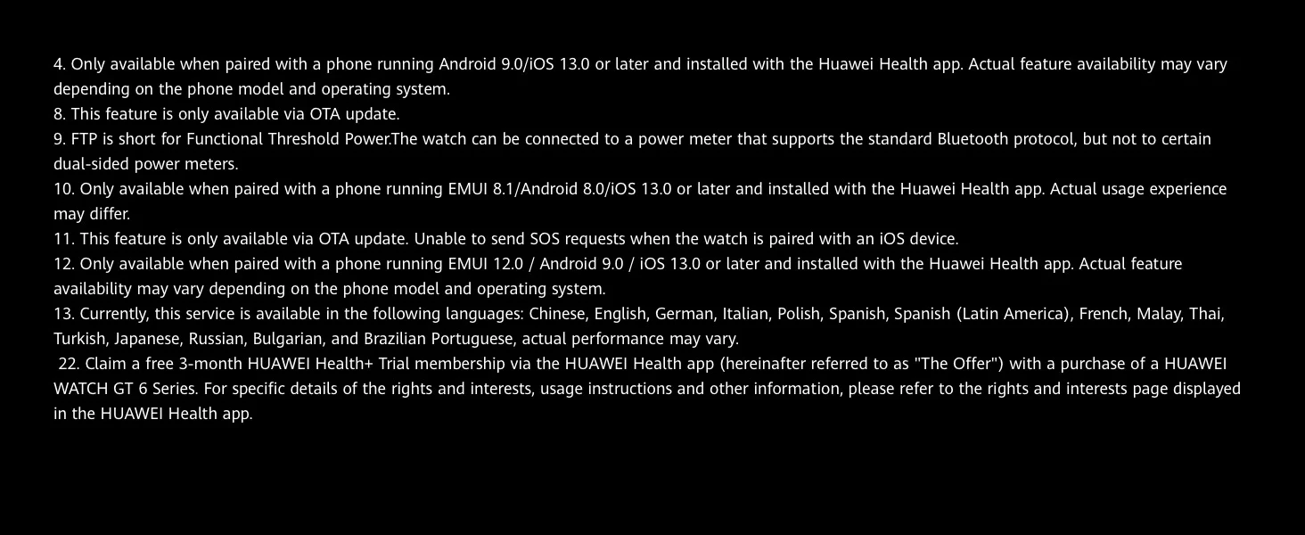ساعة ذكية HUAWEI WATCH GT 6 Pro 46 مم GPS بشاشة AMOLED 1.47 إنش - بني - Image 21