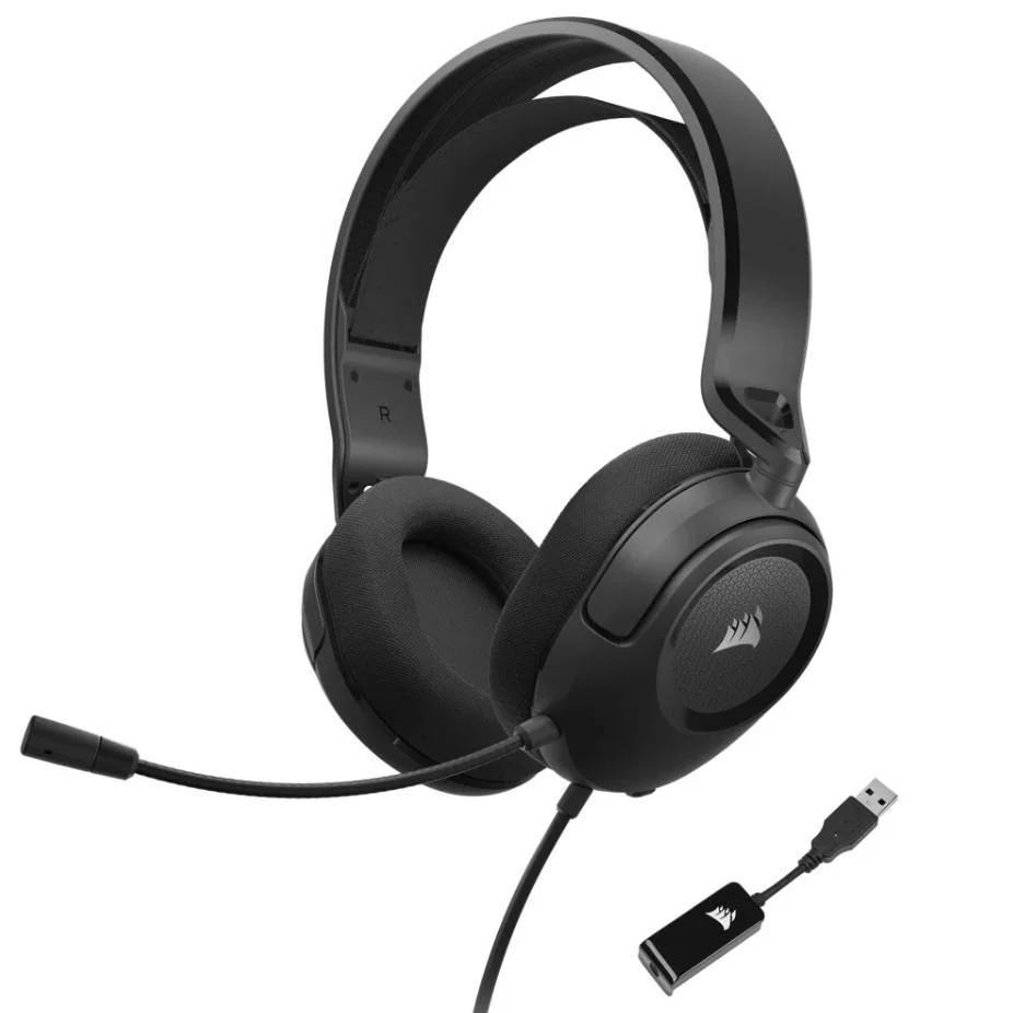 طقم ألعاب Corsair CH-9226F65-NA 4 في 1 – HARPOON RGB PRO، HS35 SURROUND، MH100، K55 CORE - Image 2