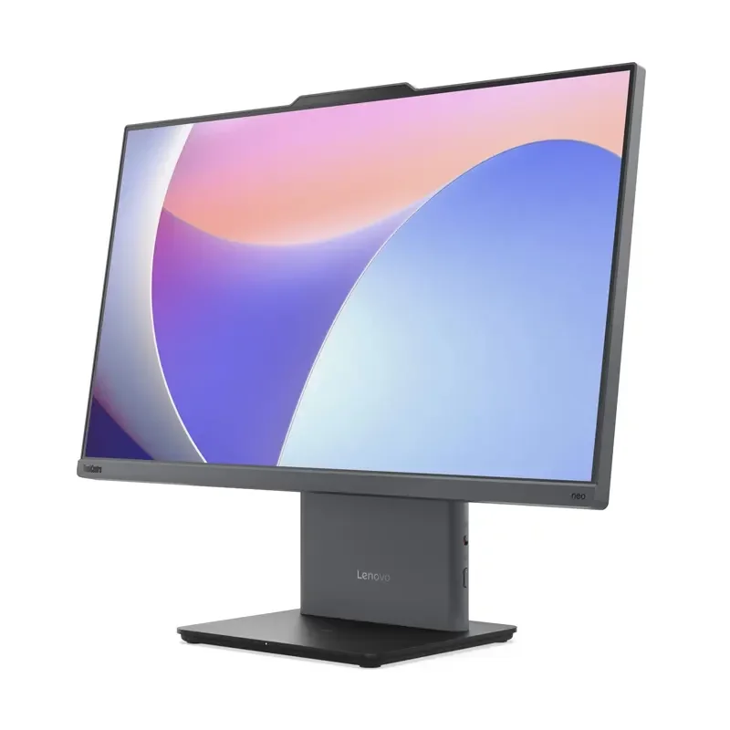 كمبيوتر الكل في واحد Lenovo ThinkCentre neo 50a 24 Gen 5 بمعالج Core 5 210H، رام 8GB DDR5، تخزين 512GB NVMe SSD، Intel Graphics، شاشة 23.8 إنش FHD IPS، DOS – 12SC009MEQ - Image 2