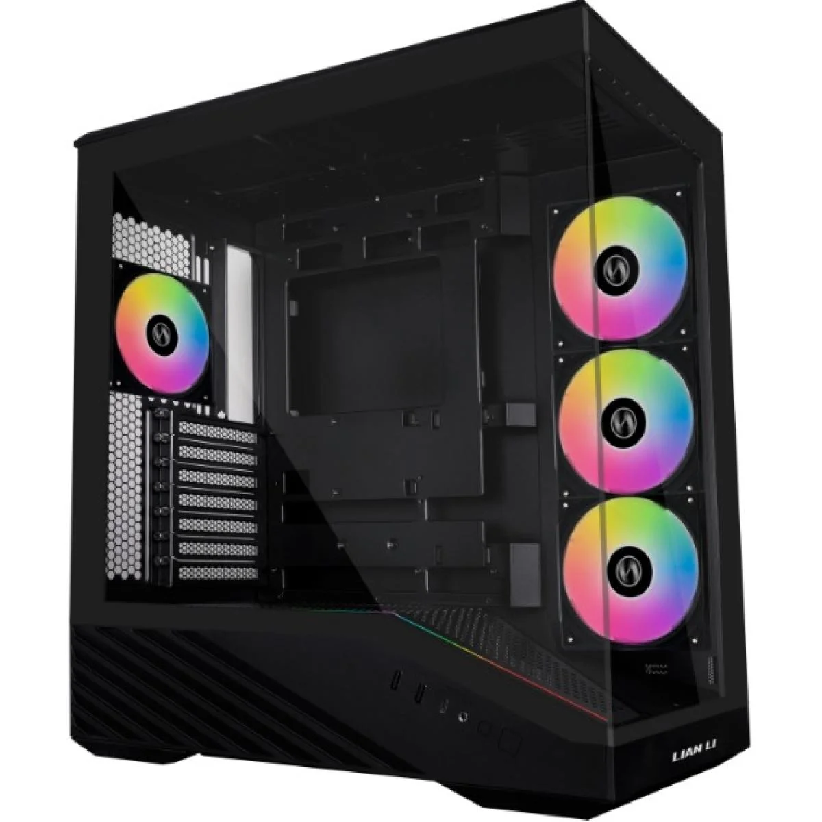 هيكل ألعاب LIAN LI Vector V100RX MESH أسود ARGB ATX ميد تاور مع Type-C