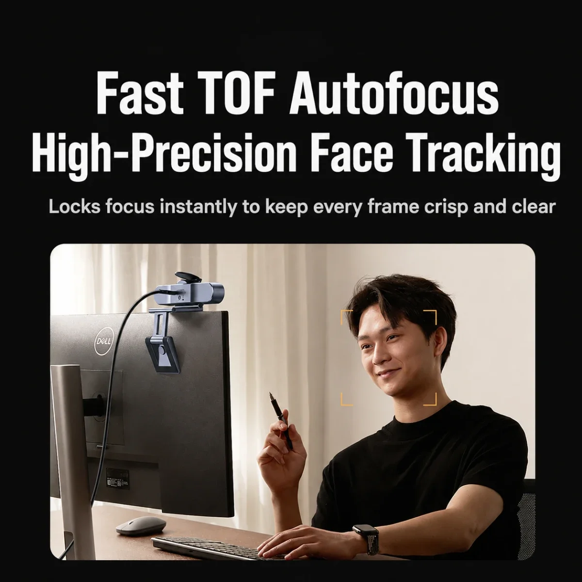 Ugreen CM827 4K USB 3.0 Webcam with TOF Autofocus - Image 4