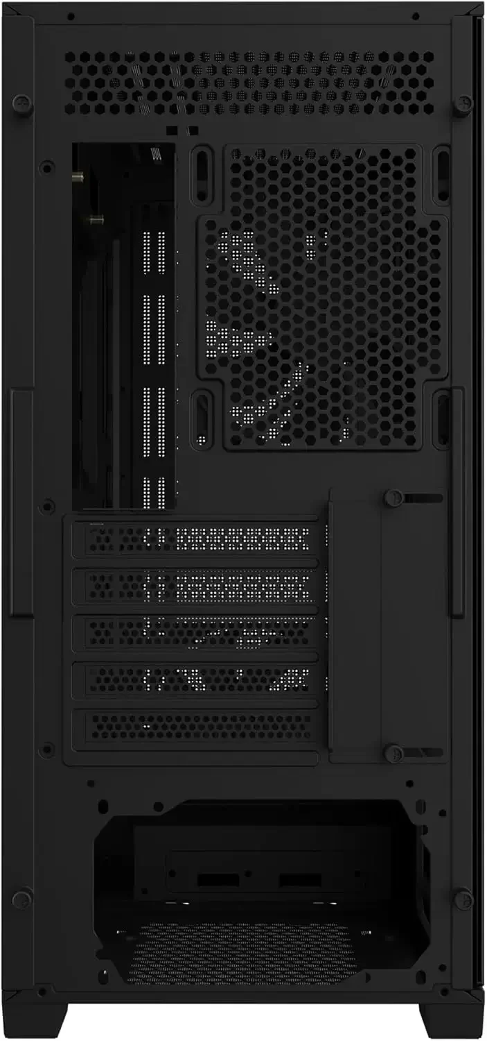 GIGABYTE C102G Glass Mid-Tower Gaming Case Black - Thumbnail 2