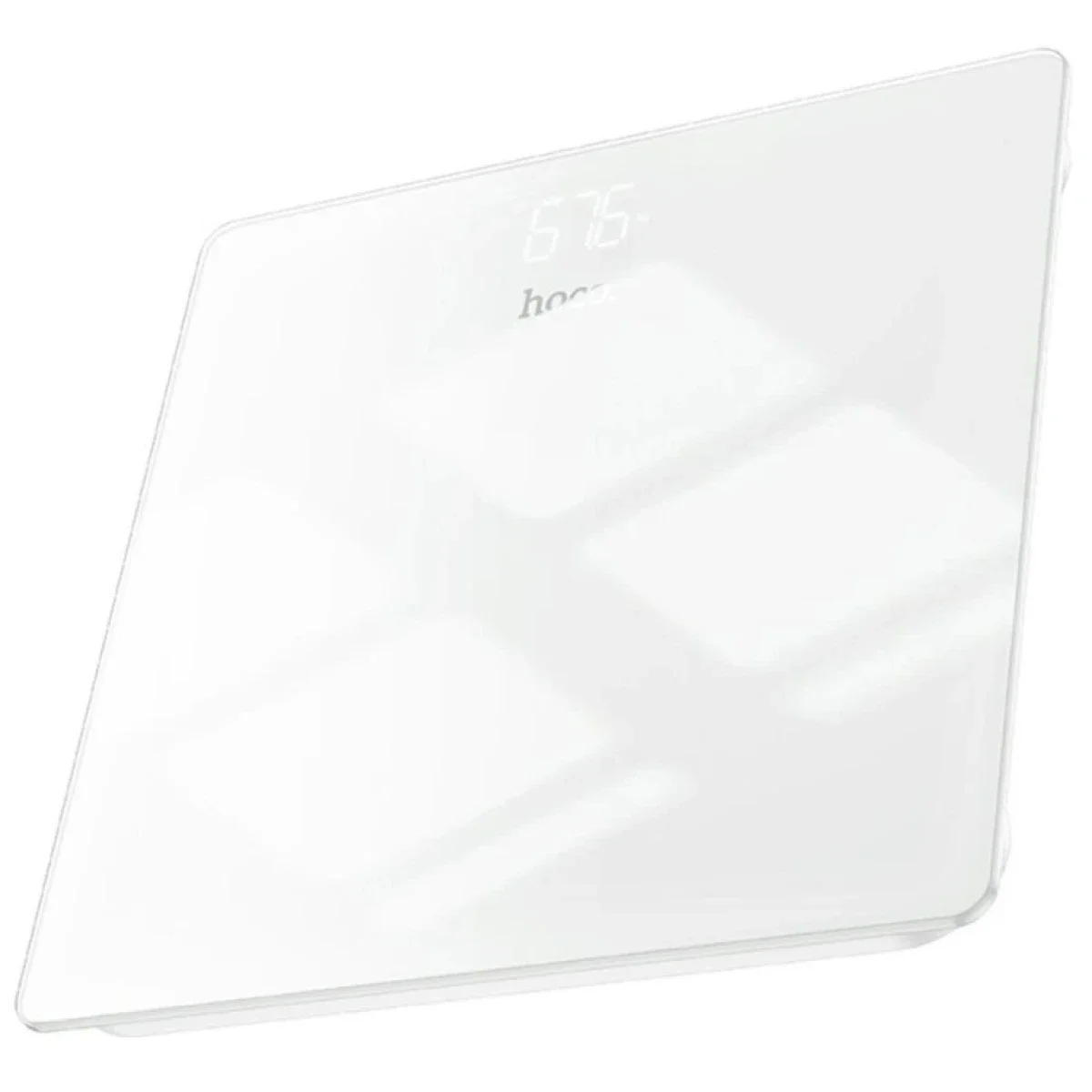 ميزان وزن إلكتروني HOCO HI20 مع شاشة LED - أبيض