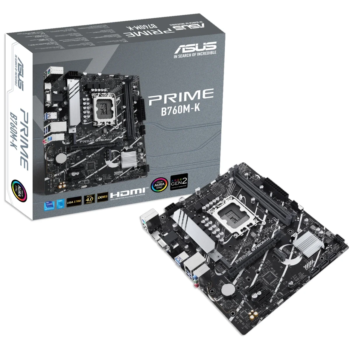 Asus PRIME B760M-K DDR5 Intel B760 Micro-ATX Motherboard