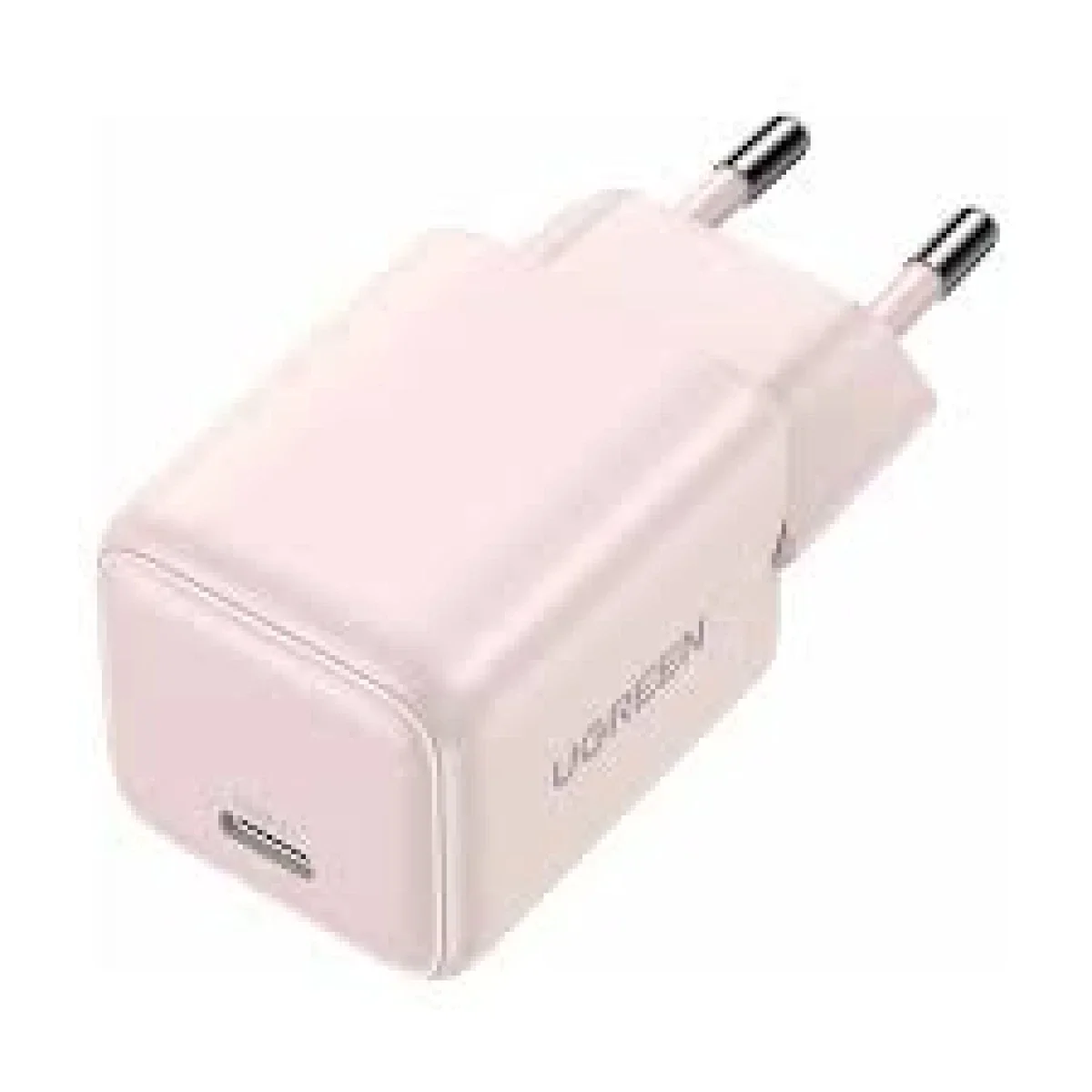 شاحن Ugreen UGREEN-55554 سريع GaN USB-C بقدرة 20 واط، قابس أوروبي، وردي