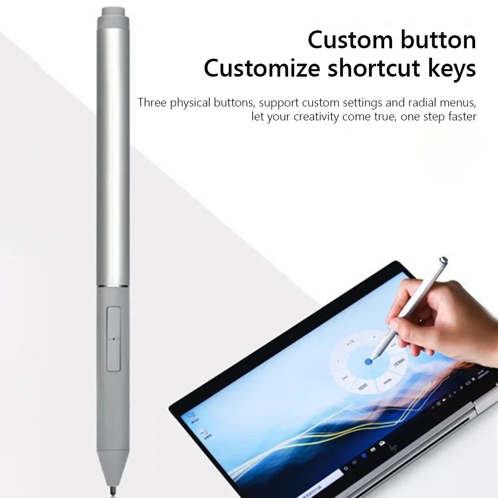HP Rechargeable G3 Active Stylus Pen, Natural Silver, 4096 Pressure Levels - Thumbnail 6