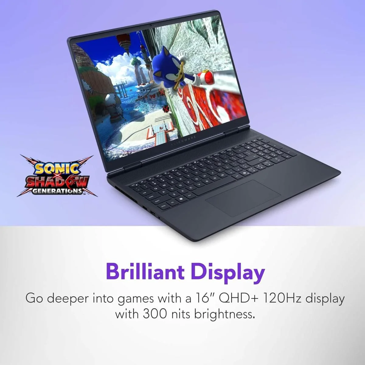 لابتوب ألعاب Dell Alienware 16 Aurora، شاشة 16 إنش QHD+ IPS بتردد 120 هرتز، Core 5 210H، RTX 3050، رام 16GB، SSD 512GB - Image 3
