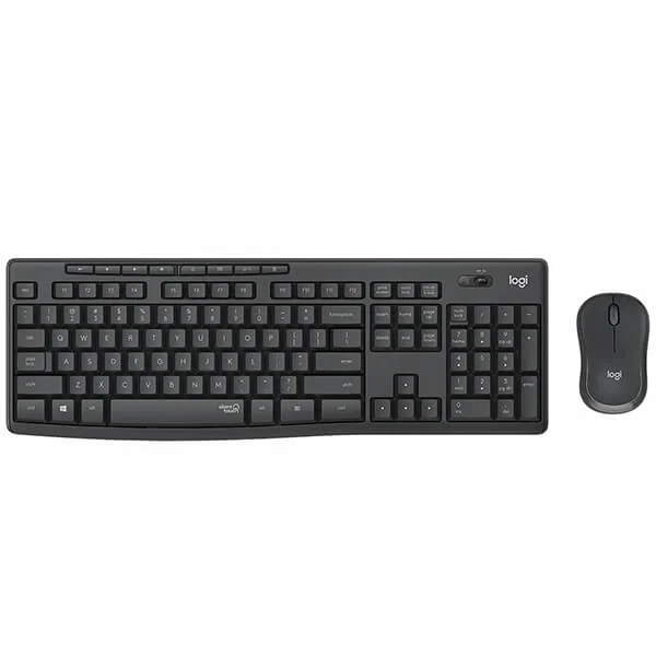 طقم لوحة مفاتيح وماوس Logitech MK295 لاسلكي صامت - Image 1