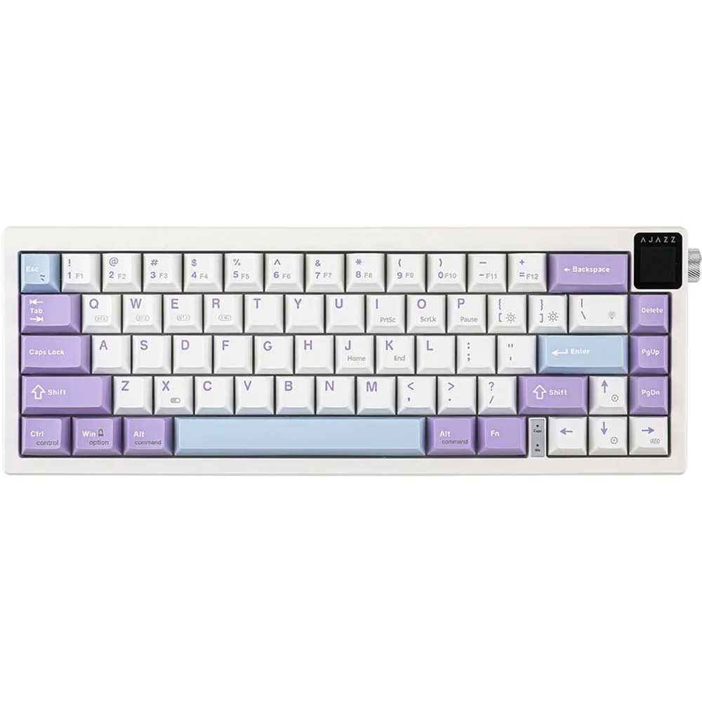 كيبورد AJAZZ AK650 ميكانيكي بسويتشات Dream Weaver، ثلاثي الاتصال، RGB، بنفسجي وأبيض وأزرق