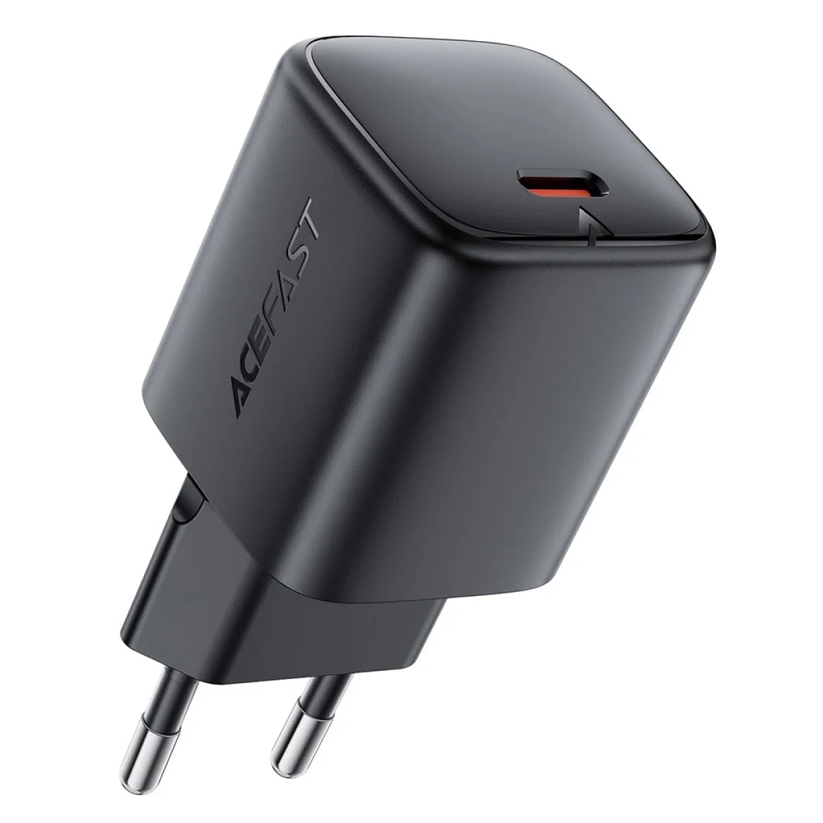 ACEFAST A119 45W USB-C GaN PD Wall Charger with EU Plug - Black