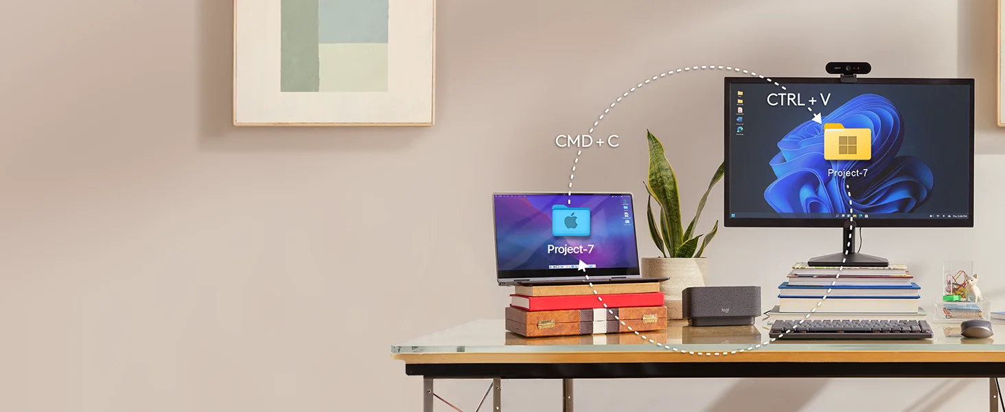 ماوس Logitech MX Anywhere 3S لاسلكي بدقة 8K DPI وبلوتوث، رمادي فاتح - Thumbnail 16