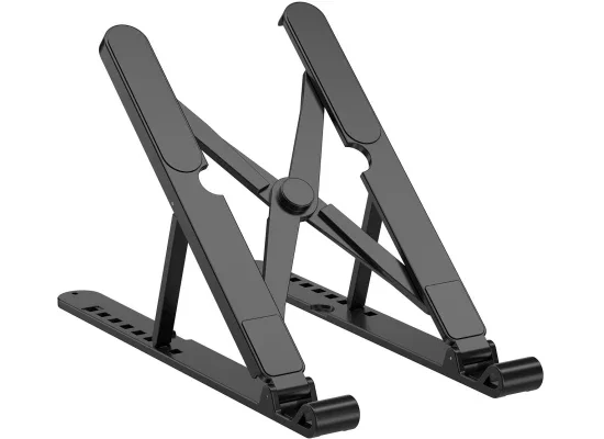 WIWU ZM-902 Foldable Laptop Stand Black - Thumbnail 5
