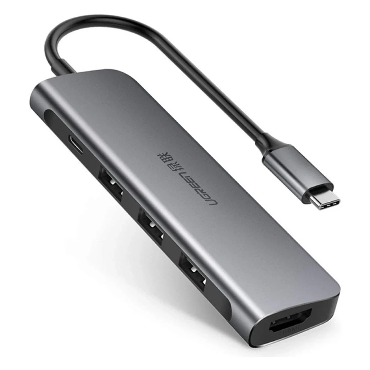 Ugreen 50209 5-in-1 USB-C Hub with 4K@30Hz HDMI, 3 USB 3.0 Ports & 100W PD
