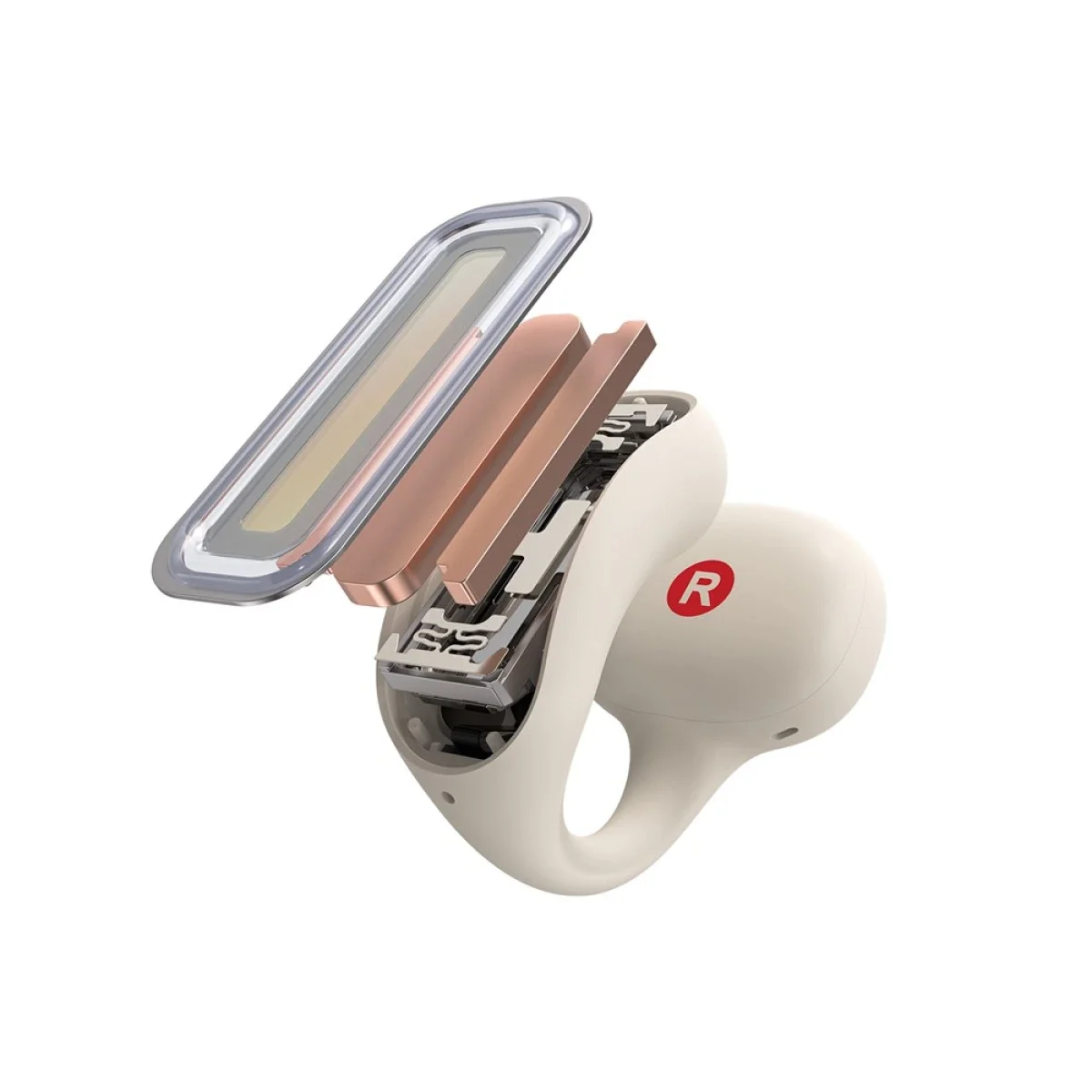 ACEFAST ACECLIP Pro Open-Ear Wireless Earbuds with Dual Mic Noise Reduction - Light Gold - Thumbnail 5
