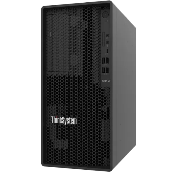 Lenovo ThinkSystem ST45 V3 Tower Server with AMD EPYC 4344P, 32GB DDR5 RAM and 2x 480GB Enterprise SSD - Thumbnail 4