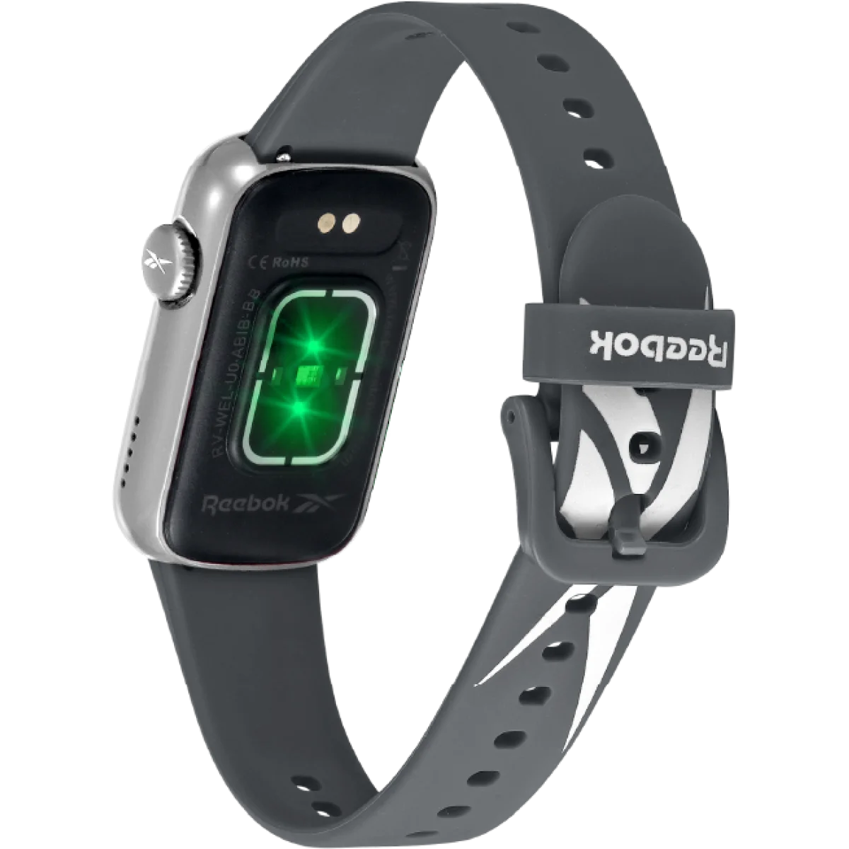 ساعة ذكية Reebok RV-WEL-U0 بشاشة لمس TFT ومقاومة ماء IP68 باللون الفضي - Image 3