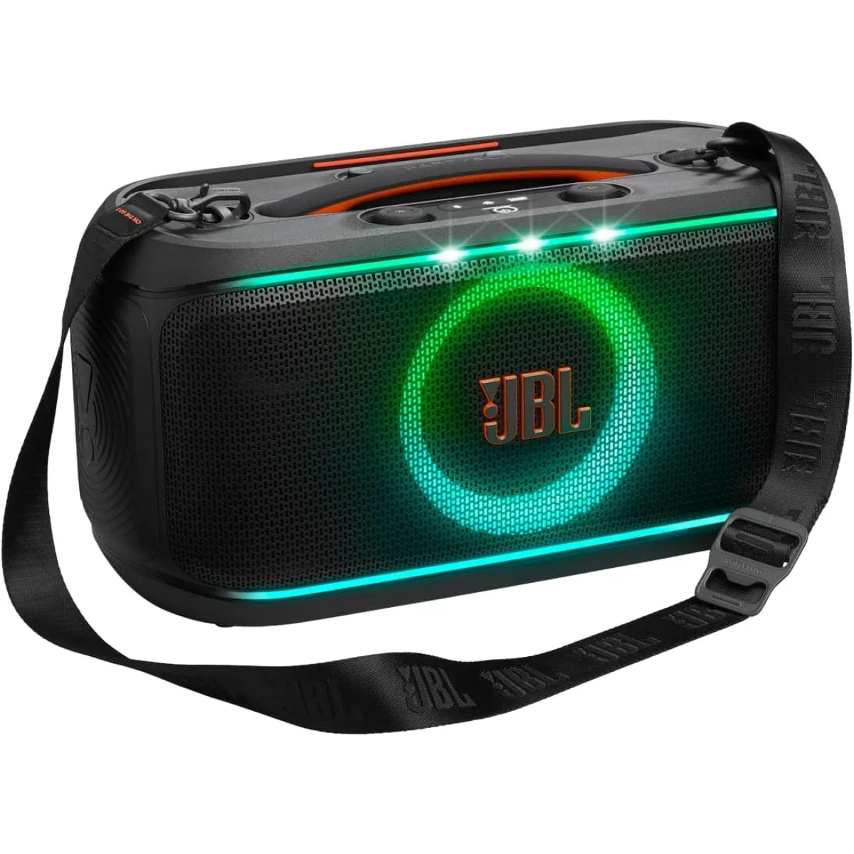 JBL PartyBox On-The-Go 2 Portable Party Speaker with Bluetooth 5.4, Auracast and 15-Hour Battery - Black - Image 6