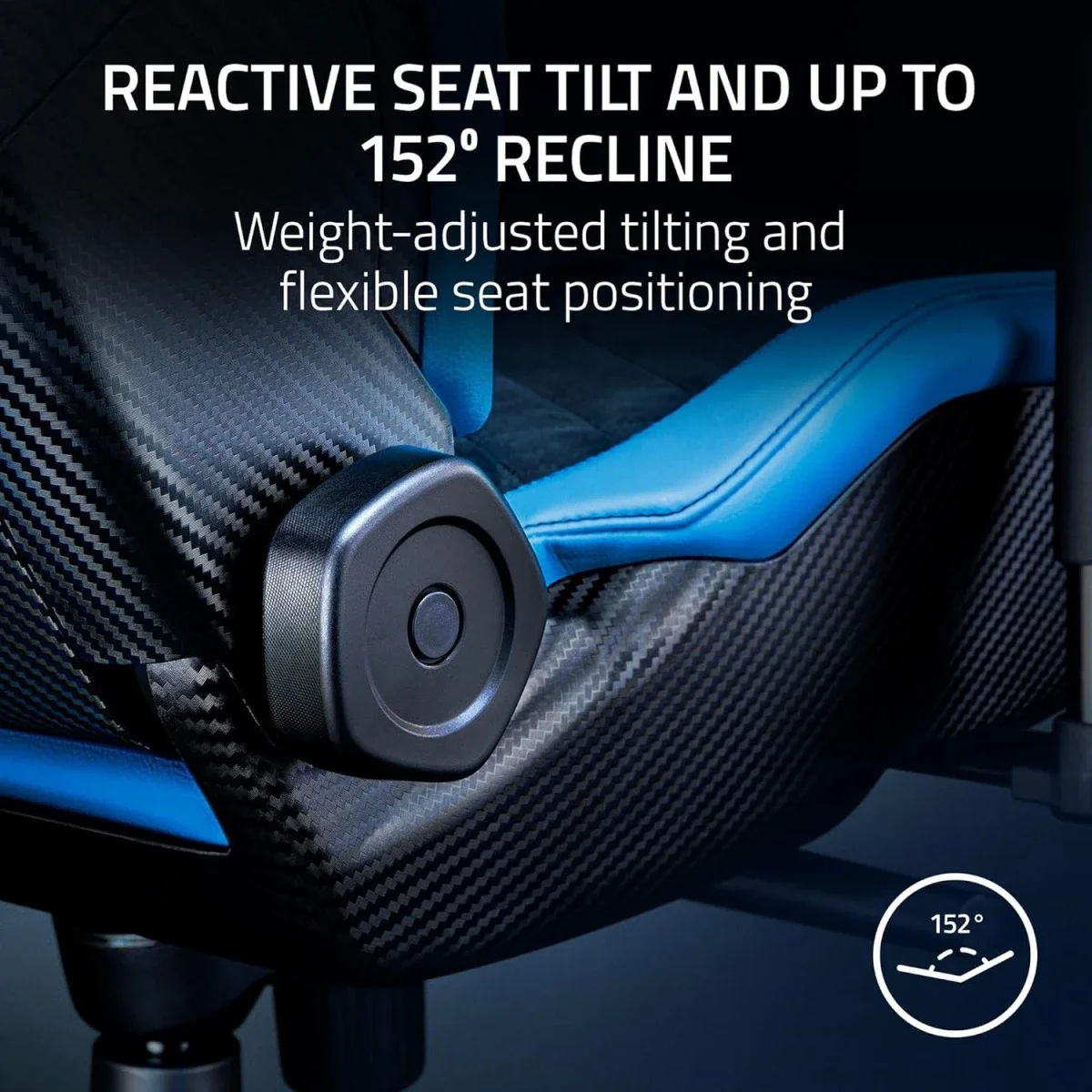 Razer Enki Pro Premium Gaming Chair with Alcantara Leather, Lumbar Support & 152° Recline - Black/Green - Image 7