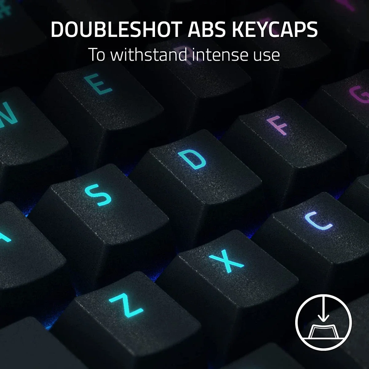لوحة مفاتيح ألعاب ميكانيكية سلكية Razer BlackWidow V4 Pro بمفاتيح Green - Thumbnail 6