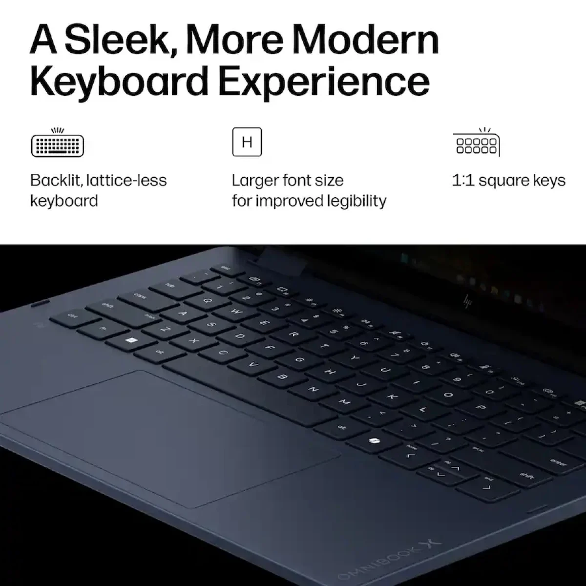 لابتوب HP OmniBook X Flip 14-kp0023dx بشاشة لمس 14 إنش 2K، Core Ultra 7 355، رام 24GB، SSD 512GB، أزرق جوي - Thumbnail 6
