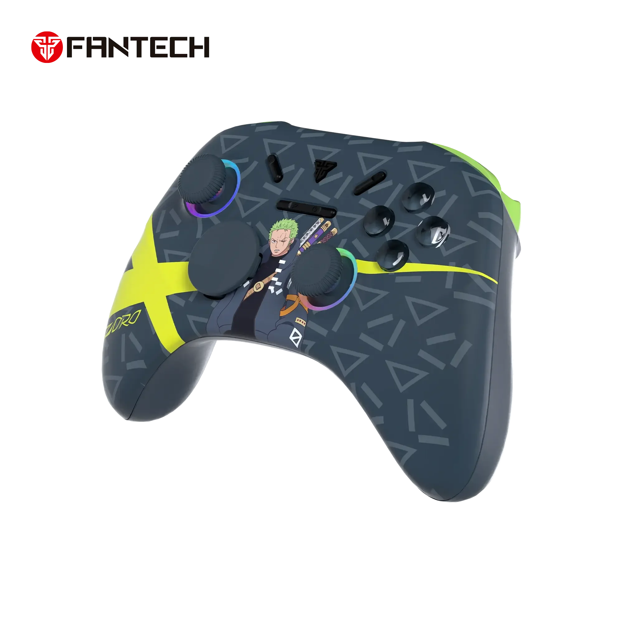 يد تحكم ألعاب لاسلكية Fantech EOS II PRO WGP15V2A إصدار One Piece Zoro Egghead - Image 2