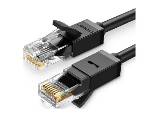 كيبل شبكة Ugreen Cat6 مضفر محمي RJ45 بطول 3 متر بسرعة 1000Mbps