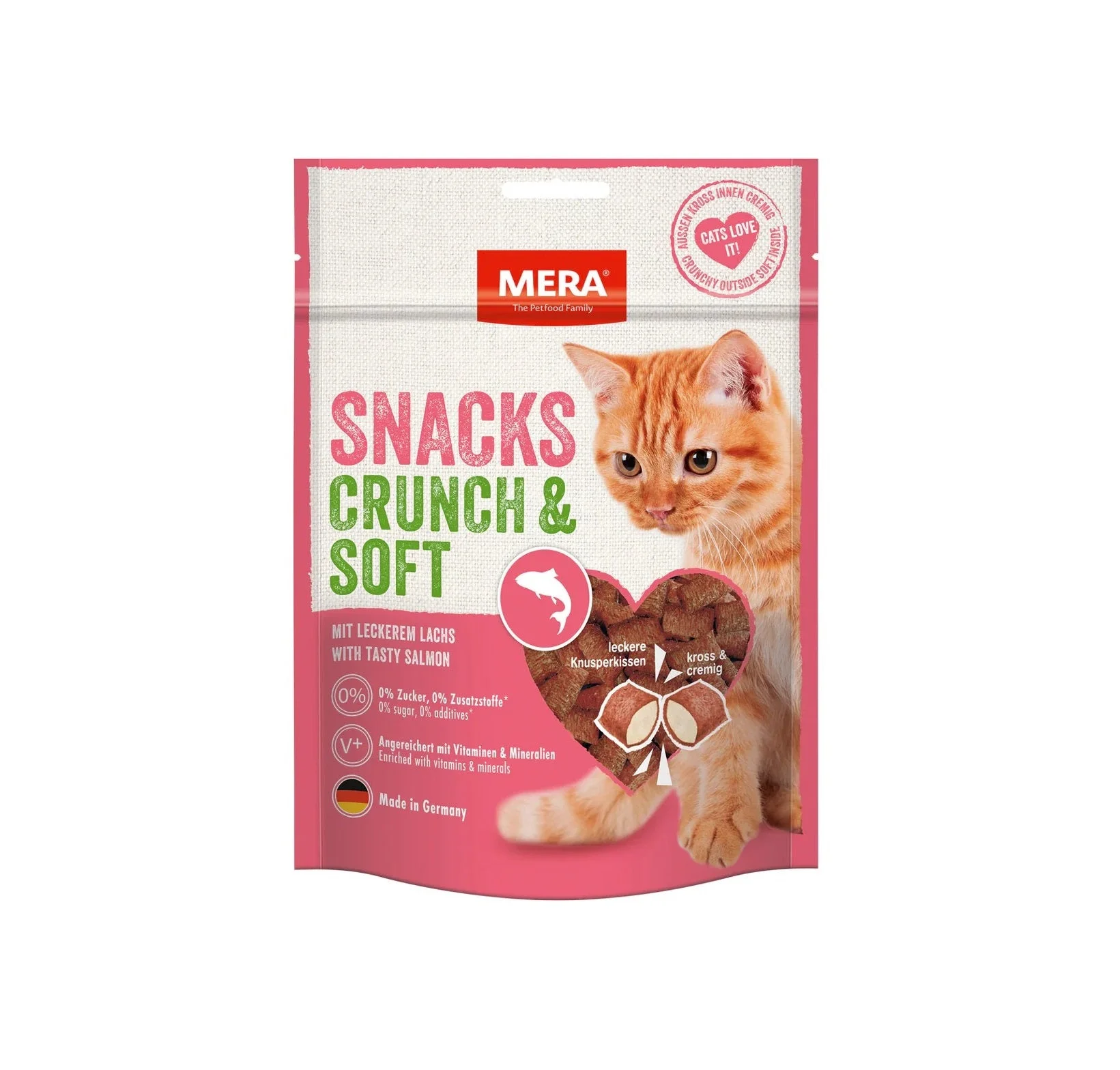 سناك MERA Crunch & Soft بالسلمون