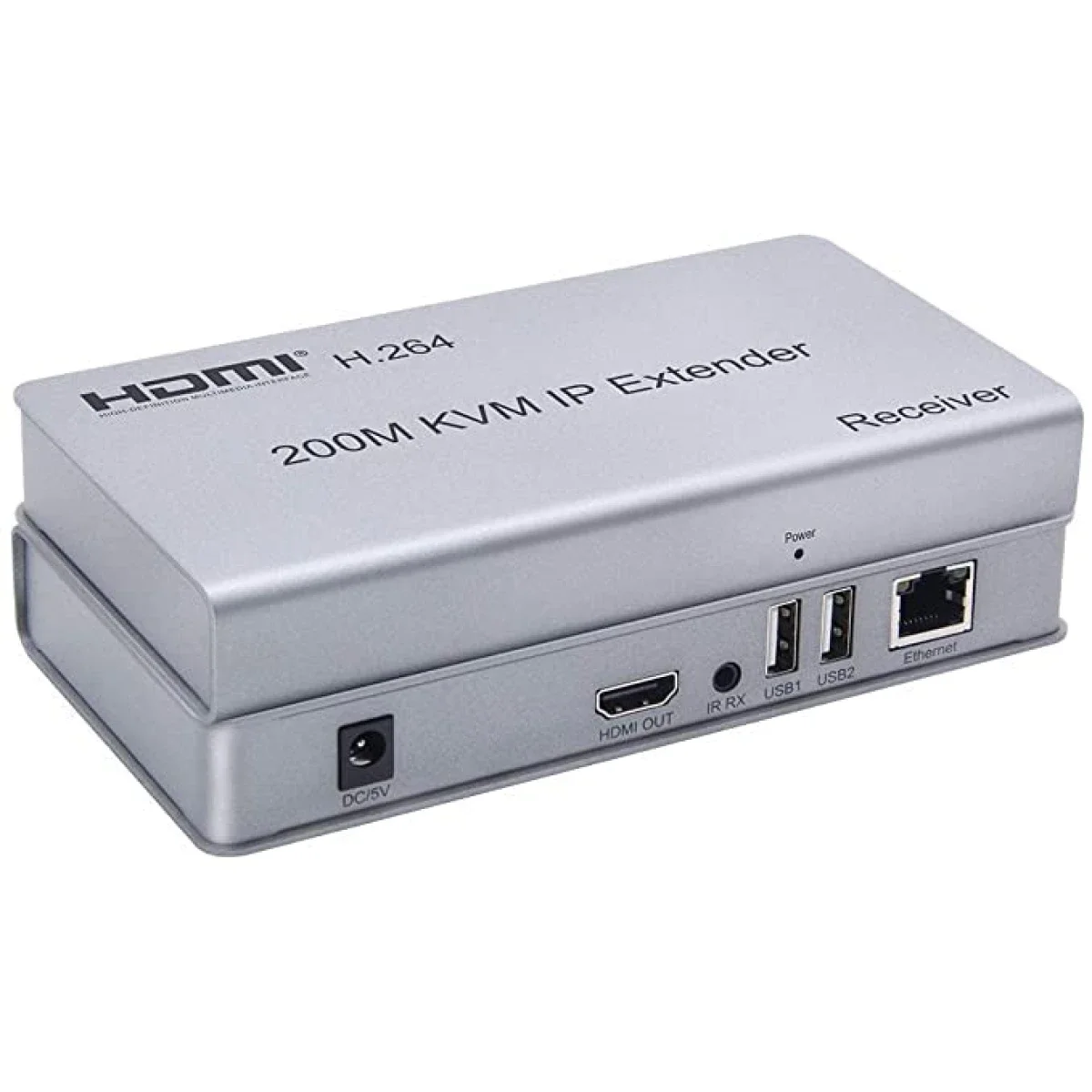 طقم تمديد CKL HDMI عبر Cat6 لمسافة 200 متر مع USB وطاقة