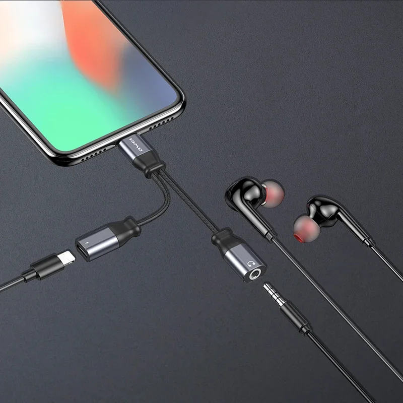 محول سماعات Awei CL-73 من Lightning إلى AUX 3.5 مم للآيفون - Image 7