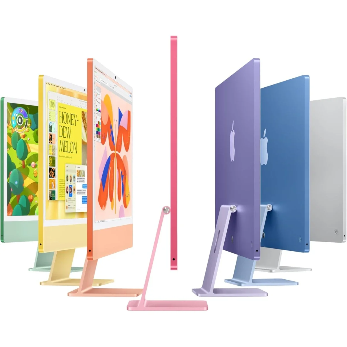 كمبيوتر الكل في واحد Apple iMac (2024) بمعالج M4‏ 10 أنوية وكرت شاشة 10 أنوية، 512GB/16GB، شاشة Retina 4.5K قياس 24 إنش - أخضر - Thumbnail 2