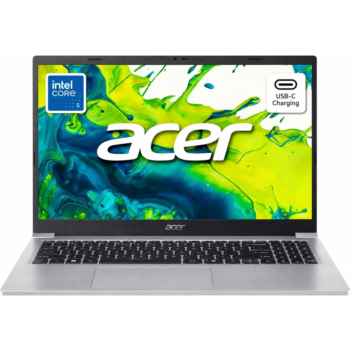 Acer Aspire Lite AL15-53P-53XN 15.6-Inch Core 5 120U 16GB RAM 512GB SSD Laptop - Silver