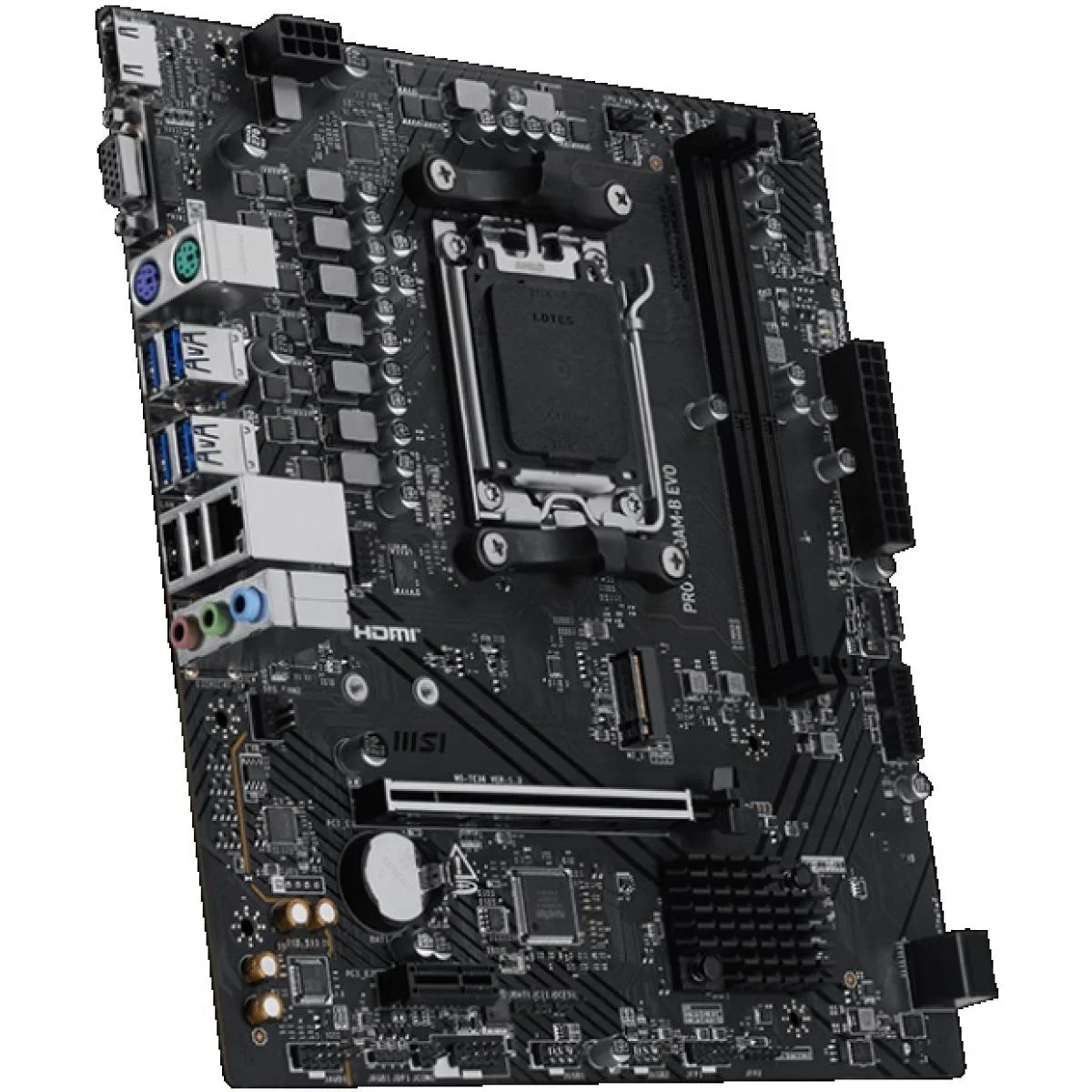 لوحة أم MSI AM5 DDR5 بحجم Micro-ATX لمعالجات Ryzen 7000/8000/9000 PRO A620AM-B EVO - Image 2