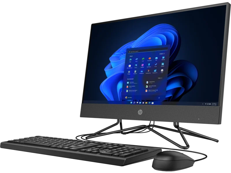 HP 200 G4 21.5-Inch All-in-One PC, 12th Gen Intel Core i3, 4GB RAM, 1TB HDD - Thumbnail 4
