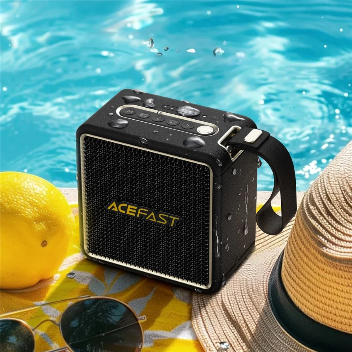 ACEFAST K3 Nano 46W Portable Bluetooth Speaker with IPX6 Waterproofing - Black - Image 5
