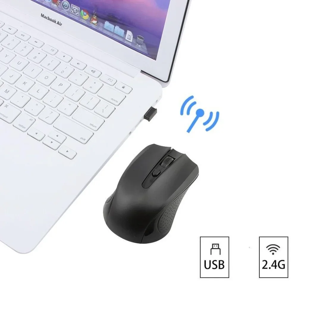 ماوس لاسلكي Arrow بإعدادات DPI قابلة للتخصيص حتى 1600 - أسود - Image 7
