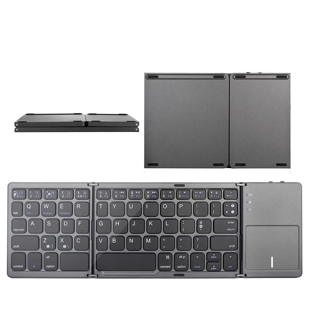 كيبورد AVATTO B033 بلوتوث قابل للطي مع تاتش باد إصدار 2 - Image 4