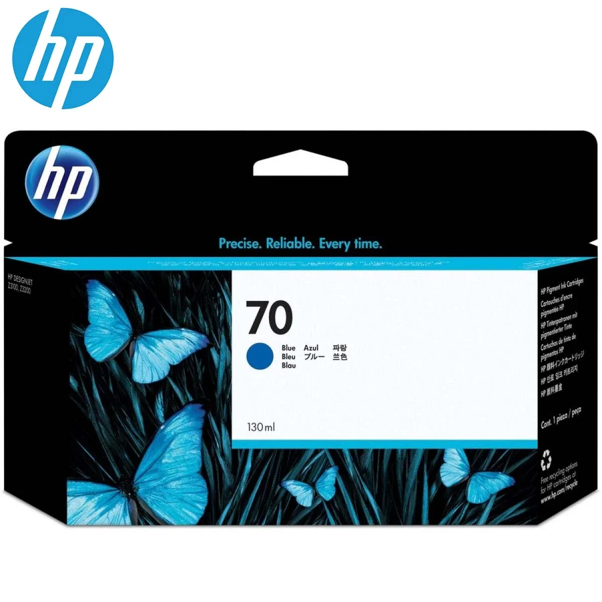 HP C9458A 70 Original Blue Ink Cartridge 130ml