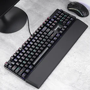 مسند معصم للكيبورد Redragon P037 Meteor L من إسفنج الذاكرة للكيبوردات 104 مفتاح - Thumbnail 12