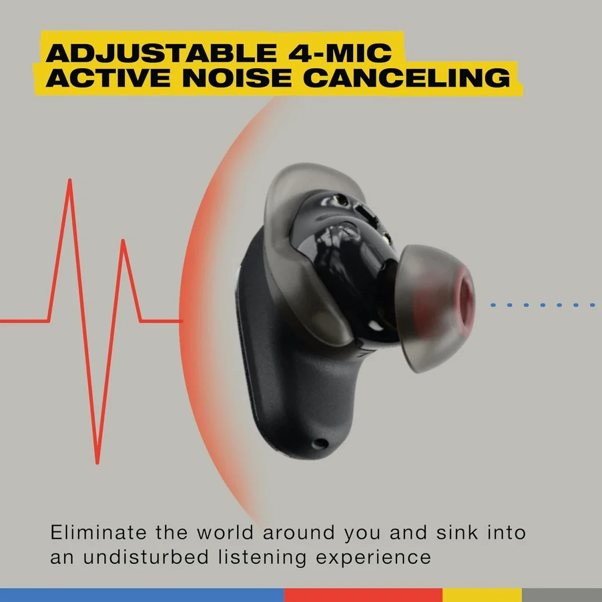 سماعات أذن لاسلكية Skullcandy Method 360 ANC بصوت Bose، أسود حقيقي - Image 10