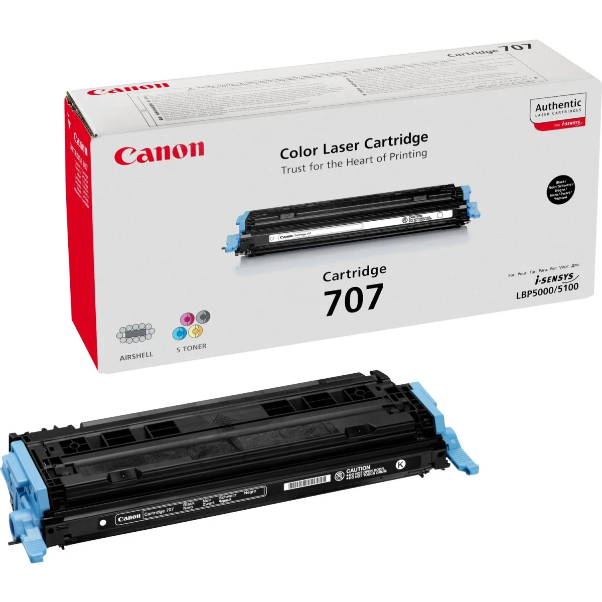 خرطوشة تونر Canon EP-707M أصلية أرجوانية، 2000 صفحة
