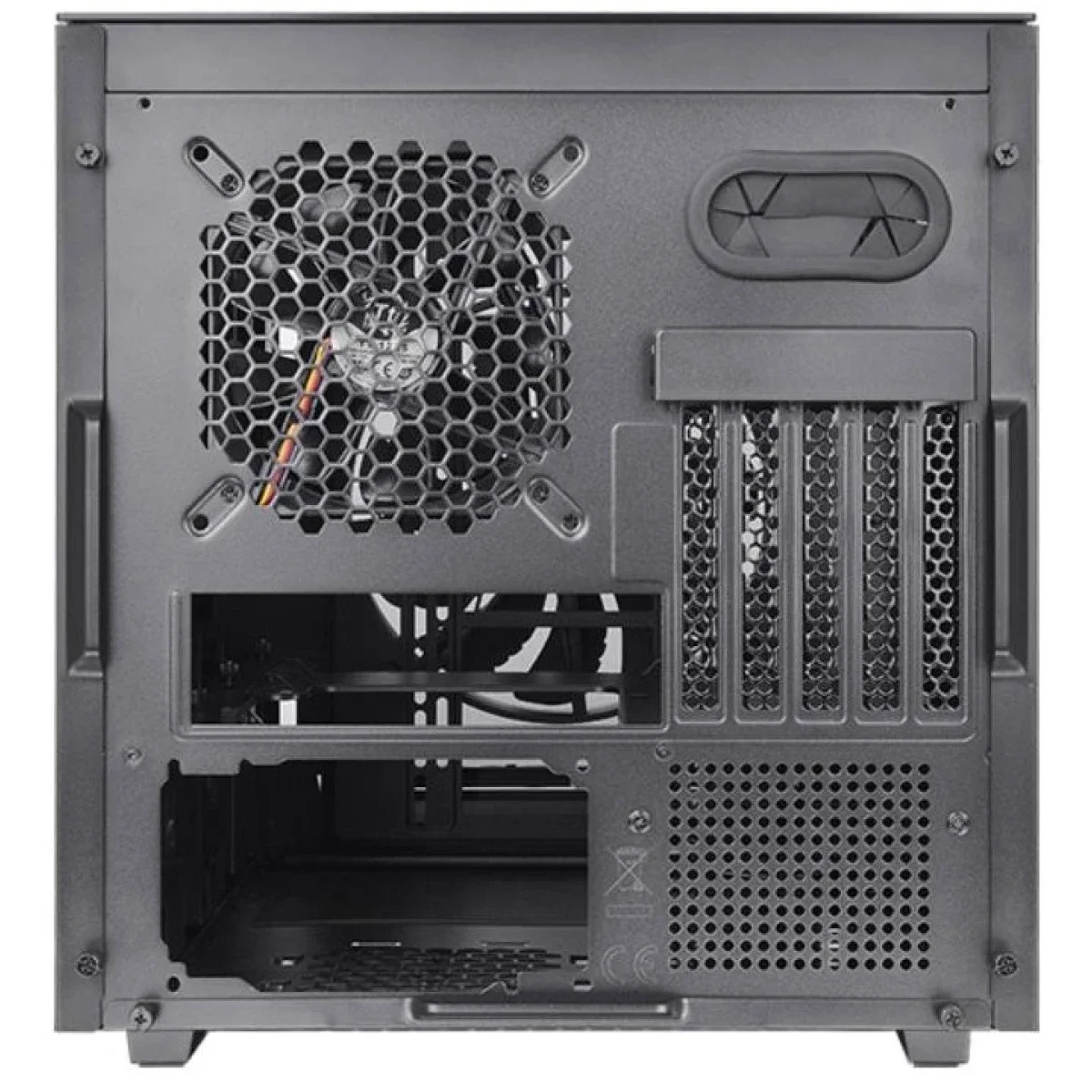هيكل كمبيوتر Thermaltake Divider 200 Air Micro-ATX بزجاج مقوى إصدار Black Edition - Image 2
