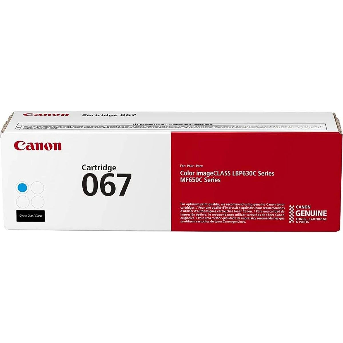 Canon EP-067C Cyan OEM Toner for MF650 & LBP630 Series