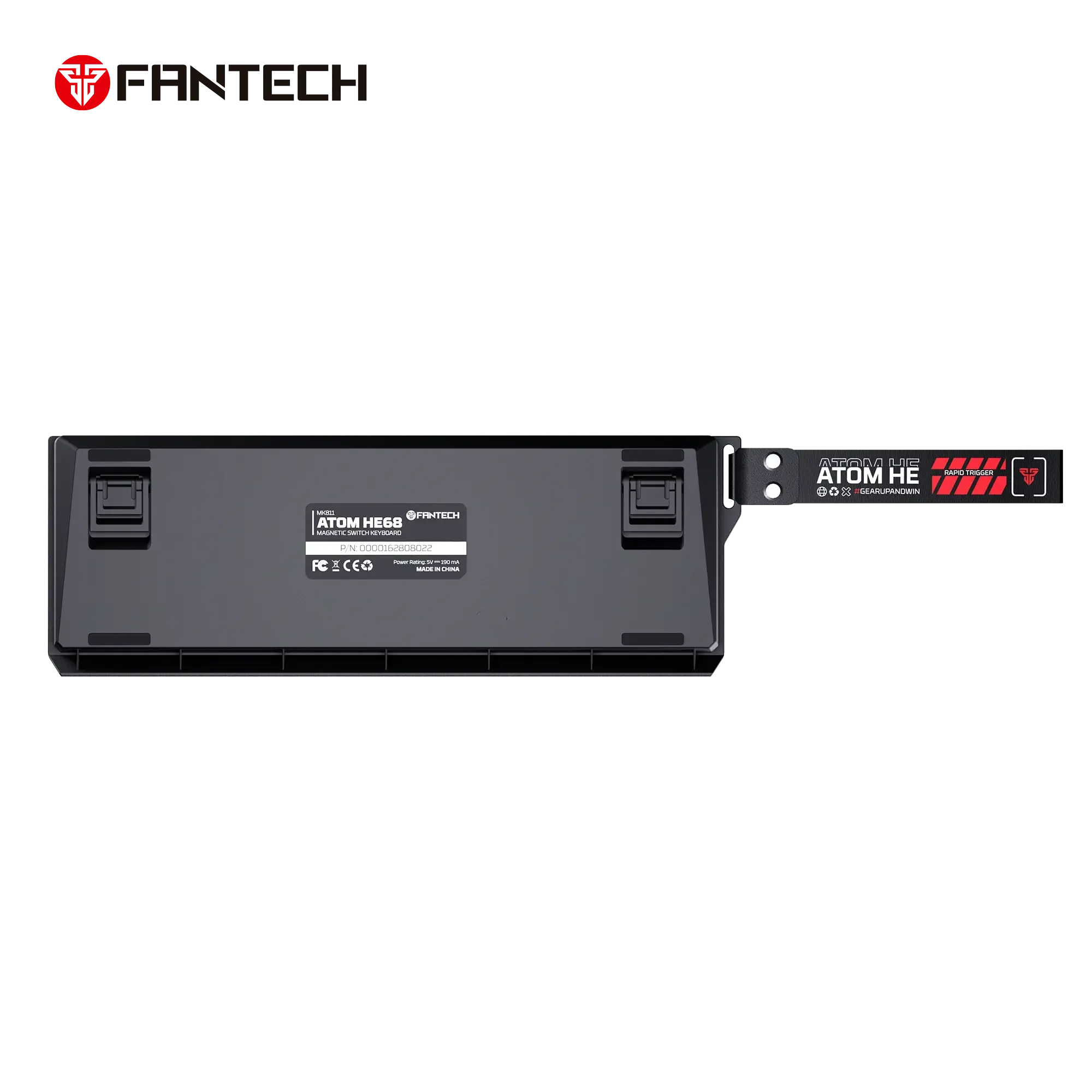 كيبورد ألعاب سلكي مغناطيسي أسود بمعدل استجابة فائق السرعة Polling rate 8K - Fantech - Image 3