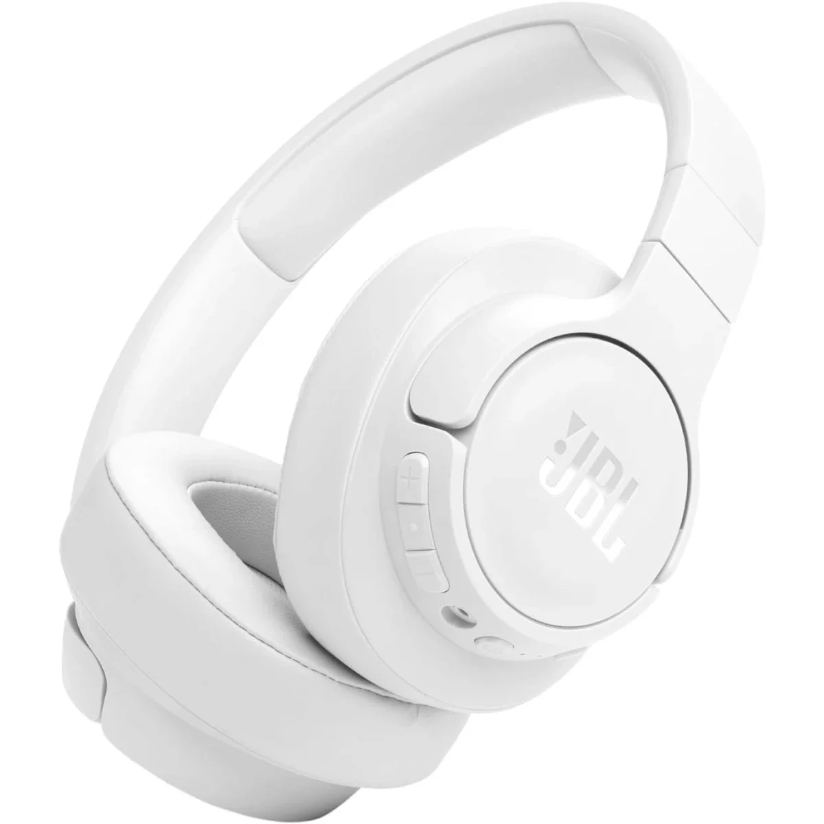 سماعات JBL Tune 770NC فوق الأذن بتقنية إلغاء الضوضاء التكيفي وBluetooth 5.3، أبيض - Thumbnail 2