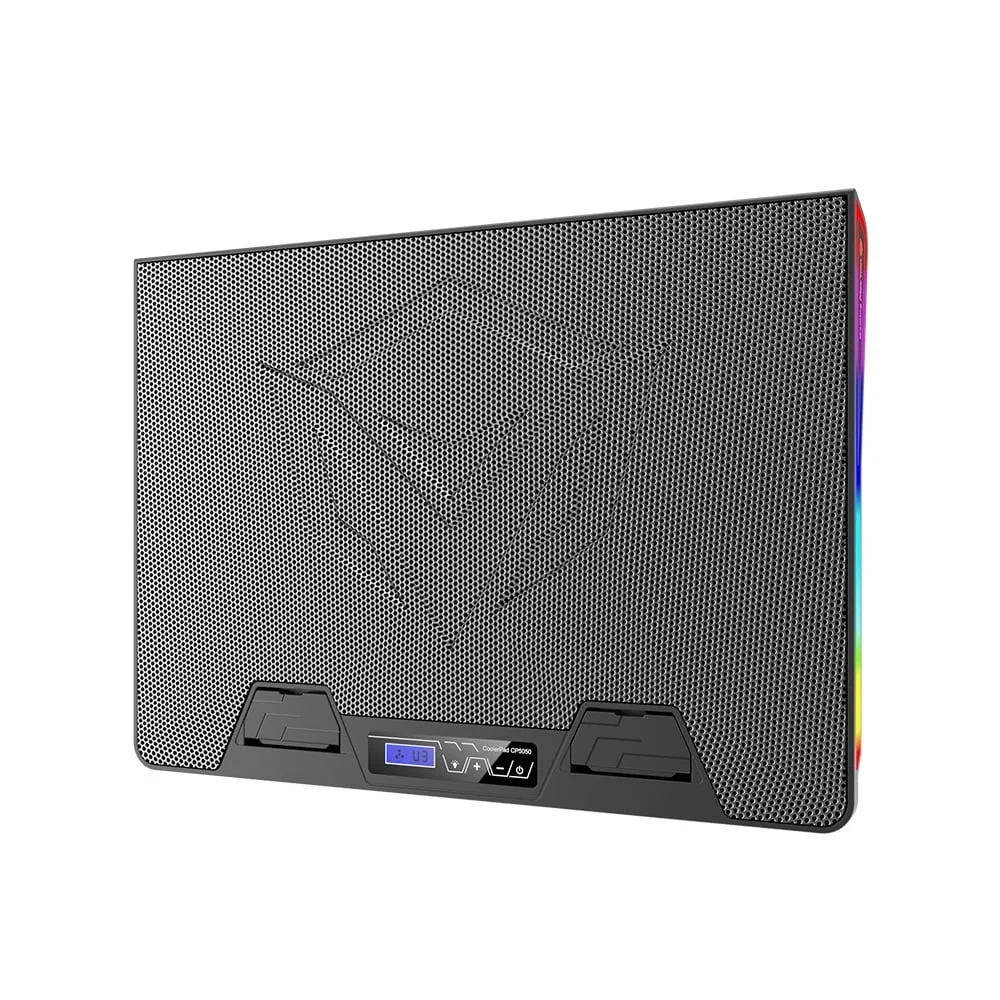 Meetion CP5050 Gaming Laptop Cooling Pad with Customizable RGB Lighting and Fan Speed - Image 4