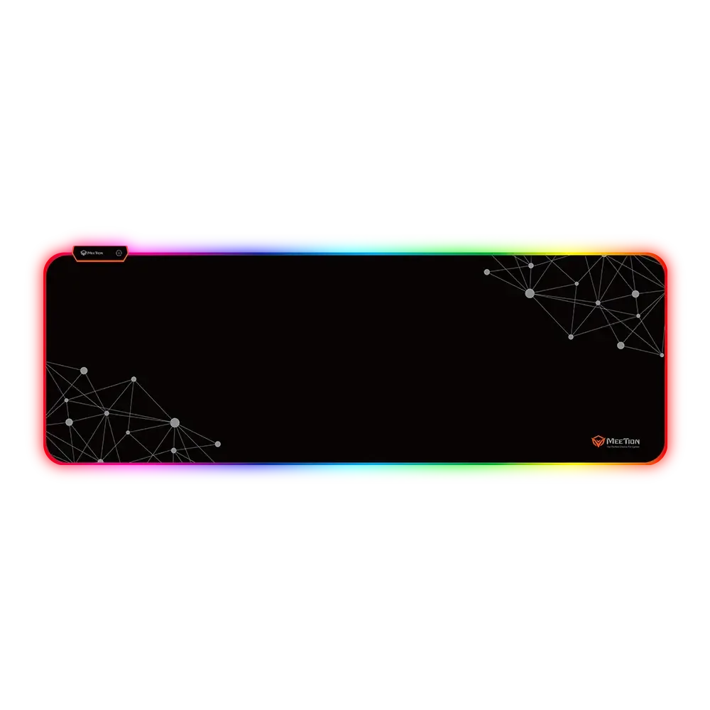 ماوس باد عاب Meetion RGB مقاس 88x31 سم مع قاعده مطاطيه مانعه للانزلاق MT-PD121