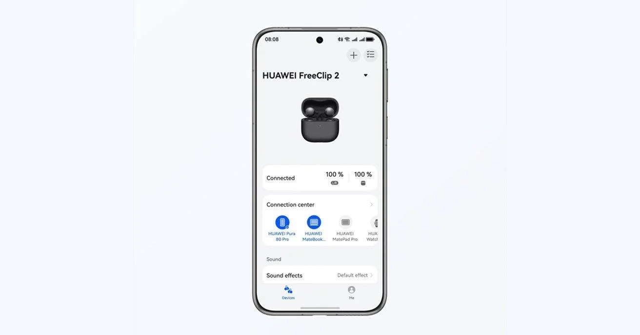 سماعات HUAWEI FreeClip 2 (2025) بلوتوث بتصميم مفتوح، صوت بالذكاء الاصطناعي ومكبر مزدوج الطاقة واستماع تكيفي، حتى 38 ساعة، IP57، ذهبي وردي - Thumbnail 23