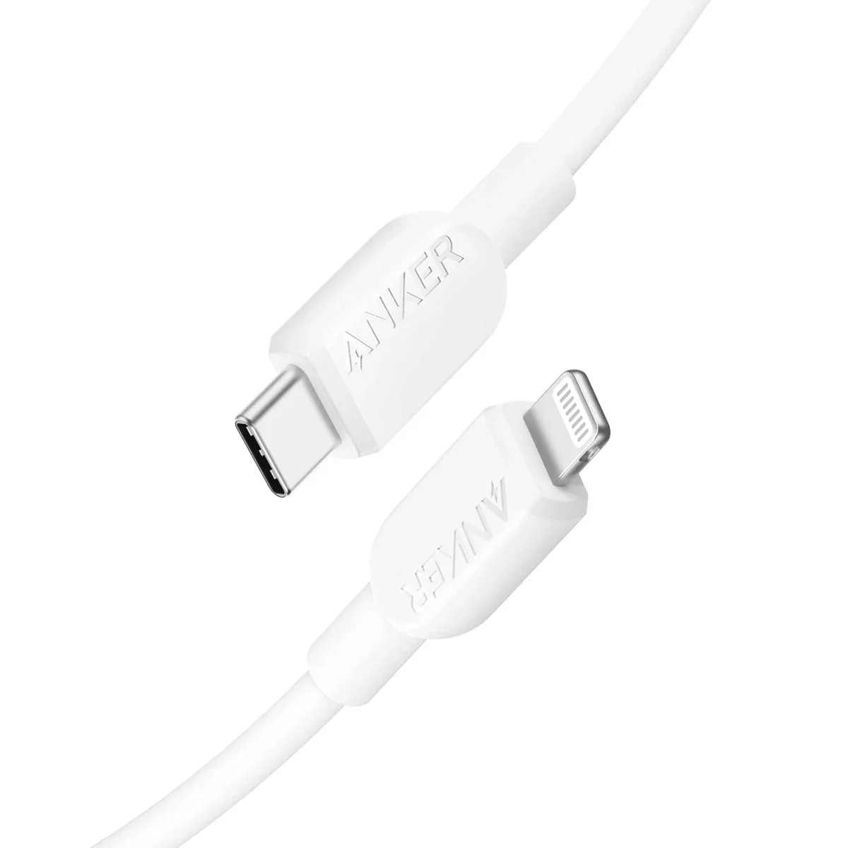 Anker USB-C to Lightning Cable 180CM MFi Certified for iPhone 14 Series White